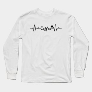 Coffee Heartbeat Long Sleeve T-Shirt